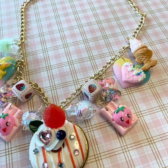Kawaii Charm necklace cutecore candy sweets cookies Jpop - Picture 3 of 6